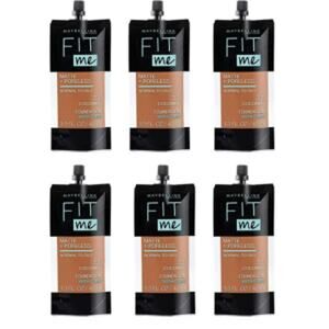 6 pack Maybelline Fit Me Foundation - Shade: 355 Coconut